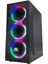 Power Boost VK-G2080C USB 3.0 ATX Acrylic Single Ring Rainbow Fan Siyah Kasa (PSU Yok) (JBST-VKG2080C) 4