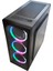 Power Boost VK-G2080C USB 3.0 ATX Acrylic Single Ring Rainbow Fan Siyah Kasa (PSU Yok) (JBST-VKG2080C) 2