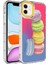Apple iPhone 11 Kılıf Kamera Çıkıntılı Renkli Desenli Silikon 1