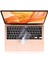 Novstrap Apple MacBook Air 13 Inç 2021 M1 Çip A2337 Uyumlu Mat Frosted Kılıf + Klavye Kılıfı + Film 3