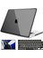 Apple MacBook Pro 2021 M1 16.2 Inc A2485 Uyumlu Parlak Kılıf + Siyah Klavye Kılıfı + Film 1
