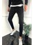 DAXİS Sportwear Company  Erkek Siyah Slim Fit Eşofman Altı 1