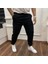 Unisex Koyu Gri Kelepçe Paça Koyu Gri Eşofman 1