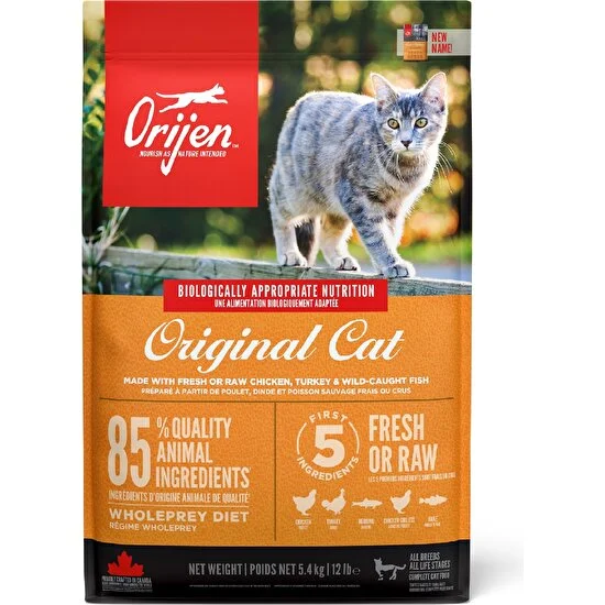 Orijen Cat & Kitten 5,4 kg Tahılsız Yavru ve Yetişkin Kedi Maması