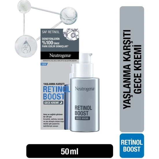 Neutrogena Retinol Boost Gece Kremi Antiaging 50 ml