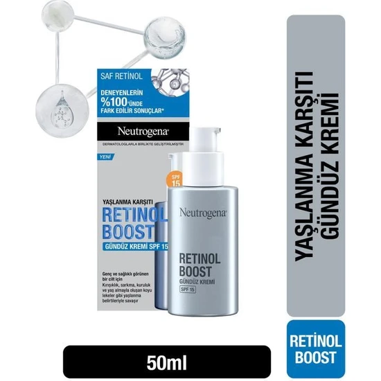 Neutrogena Retinol Boost Spf Gündüz Kremi Antiaging 50 ml