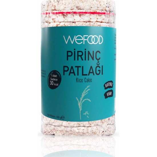 Wefood Glutensiz Pirinç Patlağı 100 gr