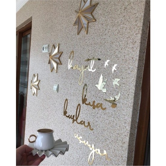10K Dekor Hayat Kısa Kuşlar Uçuyor Aynalı Gold Pleksi Duvar Fiyatı 10K Dekor Hayat Kısa Kuşlar Uçuyor Aynalı Gold Pleksi Duvar Fiyatı