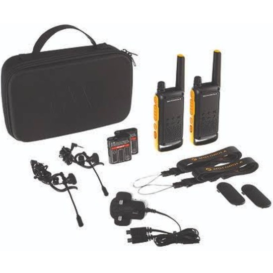Motorola T82 Extreme Ikili Pmr Telsiz + Kulaklık RESMİ İTHALATÇI GARANTİLİ ve FİRMAMIZ SERVİS GARANTİLİ