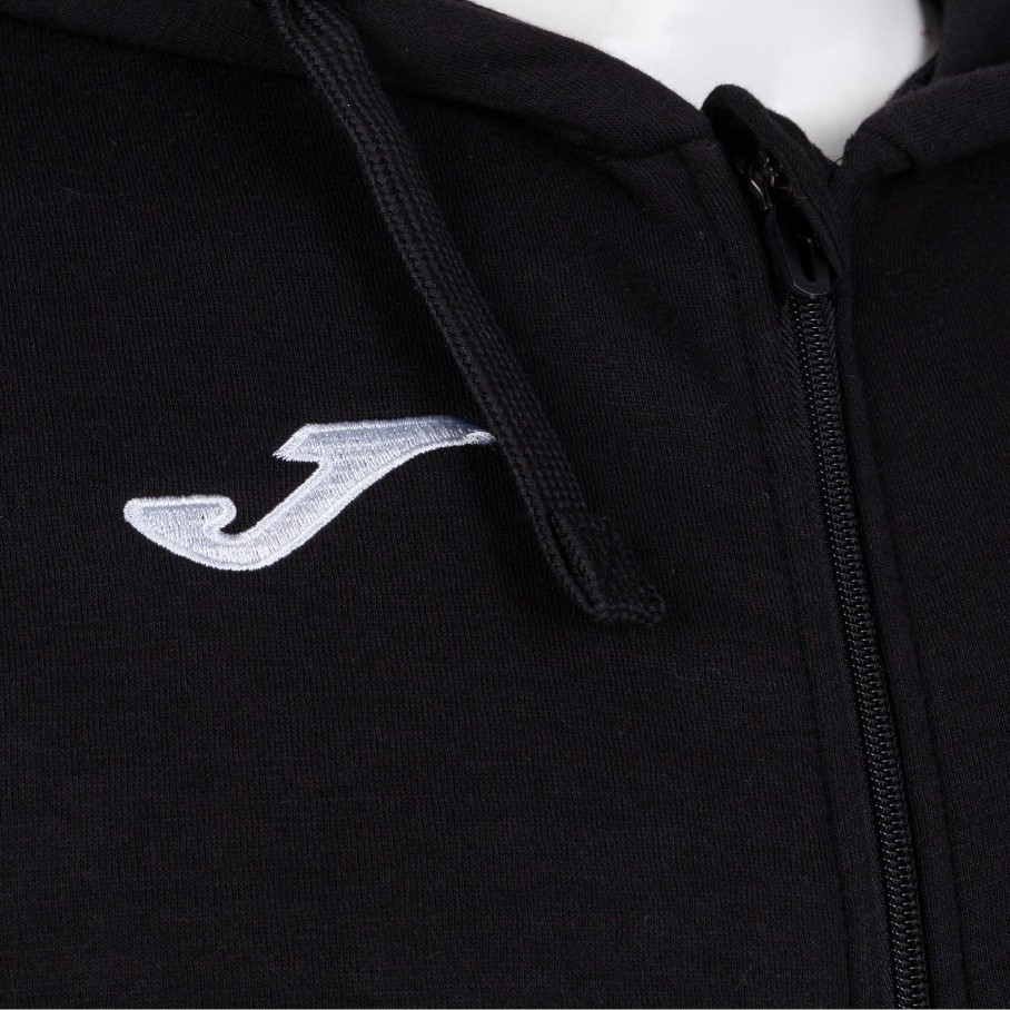 Joma Campus Iıı Hooded Jacket Siyah Hırka görsel 8