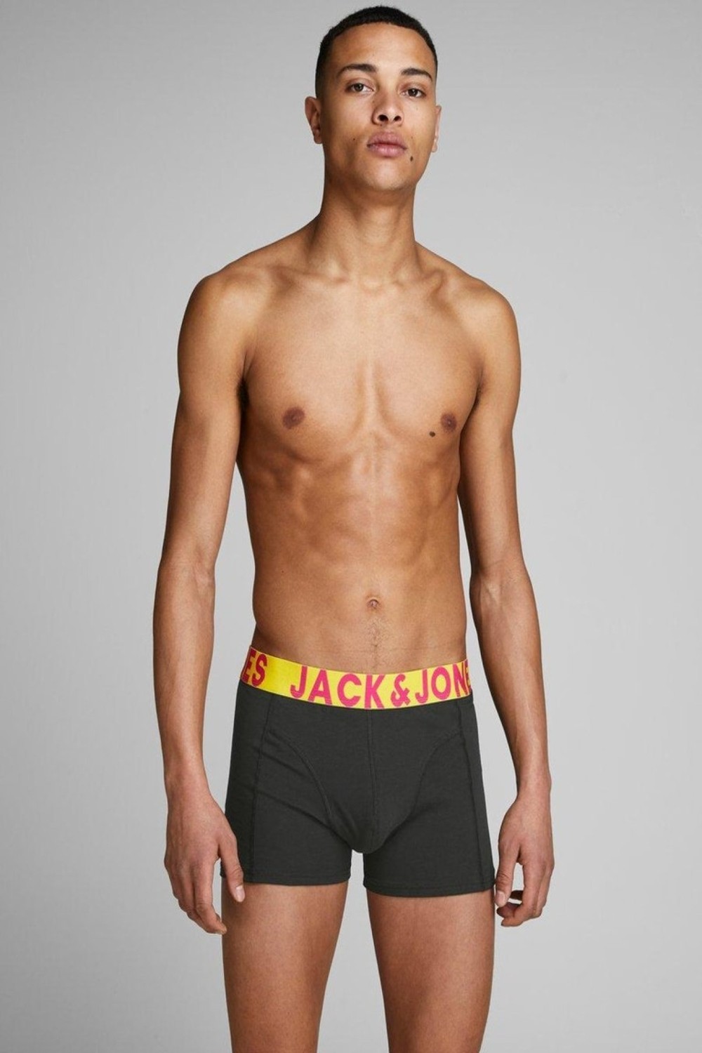 Jack & Jones Jaccrazy Solıd Trunks 3 Pack Noos Erkek Siyah Boxer 12151349-Black görsel 2