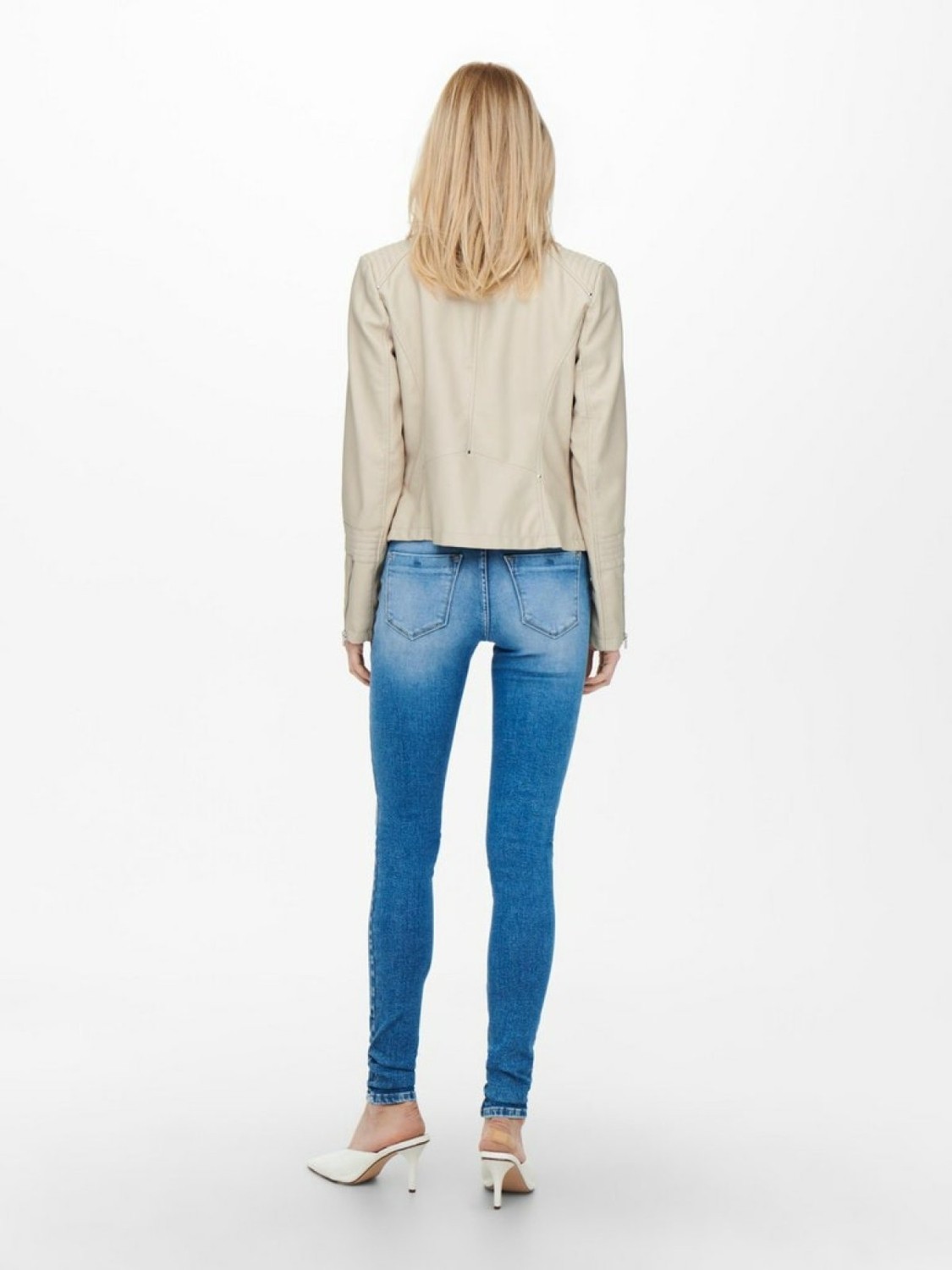 Only kadın onlgemma faux leather biker otw noos 15153079 görsel 5