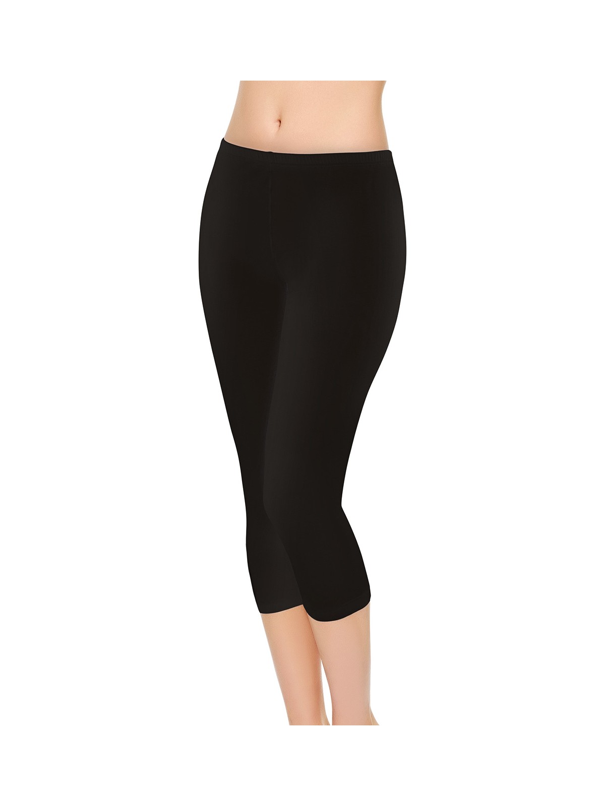 Tutku Elit ELT2102 Elit Modal Elastan Kapri Tayt 3 Adet Siyah