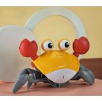 Cute Crab Sarı Renk Hareketli Yengeç Şarj Edilebilir Eğlenceli Oyuncak Kız Çocuklar İçin