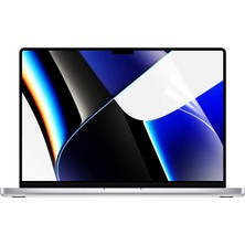 Novstrap Apple MacBook Pro 2021 M1 14.2 Inc A2442 Uyumlu Parlak Alt Üst Kılıf + Klavye Kılıfı + Film