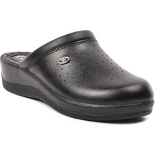 Pabucmarketi Siyah Önü Kapalı Sabo Kadın Terlik