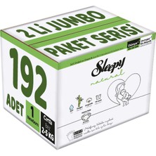 Sleepy Bebek Bezi Natural Beden:1 2-5 kg Yeni Doğan Bebek Bezi 192'li
