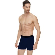 Tutku Elit ELT1252 Elit Modal Elastan Spor Boxer 3 Adet Lacivert