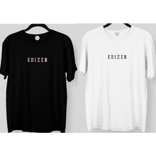 Edizen 2 Adet Dijital Baskılı Ultra Premium Oversize T-Shirt