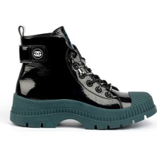 Guja Siyah-Yeşil Renkli Rugan Bot - 22K348