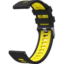 Kny Xiaomi Gtr 42 mm (20 Mm) Için 2 Renkli Kademeli Silikon Kordon-Kayış Krd-55