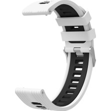 Kny Xiaomi Amazfitt Bip (20 Mm) Için 2 Renkli Kademeli Silikon Kordon-Kayış Krd-55