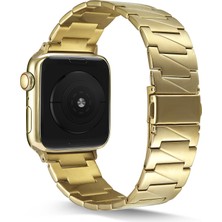 Kny Apple Watch 7 45 mm Için Prizma Model Krd-48 Metal Kayış-Kordon