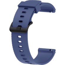 Kny Samsung Galaxy Watch 4 Classic 42 mm (20 Mm) Için Baklava Desenli Klasik Renkli Silikon Kordon-Kayış