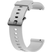 Kny Huawei Watch 3 Gt 42 mm (20 Mm) Için Baklava Desenli Klasik Renkli Silikon Kordon-Kayış
