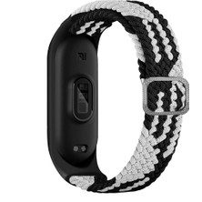 Kny Xiaomi Mi Band 6 Için Örgü Model Renkli Silikon Kordon-Kayış