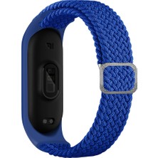 Kny Xiaomi Mi Band 5 Için Örgü Model Renkli Silikon Kordon-Kayış