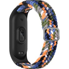 Kny Xiaomi Mi Band 3 Için Örgü Model Renkli Silikon Kordon-Kayış