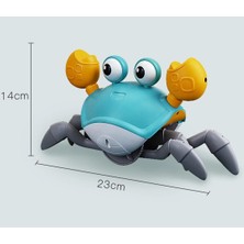 Cute Crab Hareketli Yengeç ( Şarj Edilebilir ) Sarı Renk