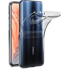 Kvy Oppo Reno (CPH1917) Kamera Korumalı Süper Silikon Kılıf