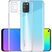 Kvy Realme 7i Kamera Korumalı Süper Silikon Kılıf