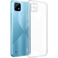 Kvy Realme C11 Kamera Korumalı Süper Silikon Kılıf