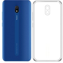 Kvy Xiaomi Redmi 8A Kamera Korumalı Süper Silikon Kılıf Ekran Koruyucu