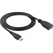 BK Teknoloji 1 Metre Type-C Erkek - USB 3.0 Dişi Data Şarj Kablosu