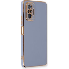 Aqua Aksesuar Xiaomi Redmi Note 10 Pro Kılıf Özel Tasarım Fit Kalıp Lüx Dizayn Silikon Kapak - Mavi