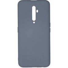 Aqua Aksesuar Oppo Reno 2z Kılıf Lansman Içi Kadife Lüx Tasarım Silikon Kapak - Gri