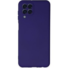 Aqua Aksesuar Samsung Galaxy M33 Kılıf Lansman Içi Kadife Lüx Tasarım Silikon Kapak - Mor