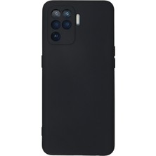 Aqua Aksesuar Oppo Reno 5 Lite Kılıf Lansman Içi Kadife Lüx Tasarım Silikon Kapak - Lacivert