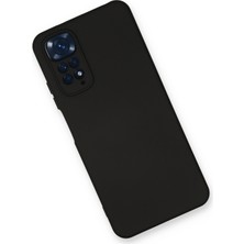 Aqua Aksesuar Xiaomi Redmi Note 11S Kılıf Lansman Içi Kadife Lüx Tasarım Silikon Kapak - Siyah