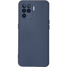 Aqua Aksesuar Oppo Reno 5 Lite Kılıf Lansman Içi Kadife Lüx Tasarım Silikon Kapak - Gri