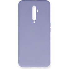 Aqua Aksesuar Oppo Reno 2z Kılıf Lansman Içi Kadife Lüx Tasarım Silikon Kapak - Lila