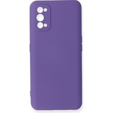 Aqua Aksesuar Realme 7 Pro Kılıf Lansman Içi Kadife Lüx Tasarım Silikon Kapak - Mor