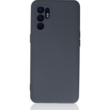 Aqua Aksesuar Oppo Reno 6 Kılıf Lansman Içi Kadife Lüx Tasarım Silikon Kapak - Gri