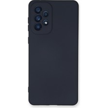 Aqua Aksesuar Samsung Galaxy A53 5g Kılıf Lansman Içi Kadife Lüx Tasarım Silikon Kapak - Lacivert