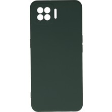 Aqua Aksesuar Oppo A73 Kılıf Lansman Içi Kadife Lüx Tasarım Silikon Kapak - Koyu Yeşil