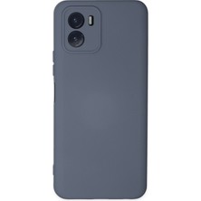 Aqua Aksesuar Vivo Y15S Kılıf Lansman Içi Kadife Lüx Tasarım Silikon Kapak - Gri